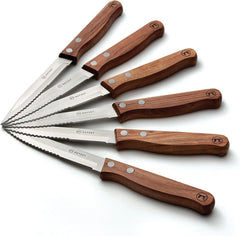 Outset Steak Knife Set - Rosewood Collection (6 pc)