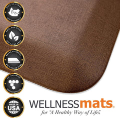 Wellness Mobile Mat - Steel 22" x 18" (Granite Collection)
