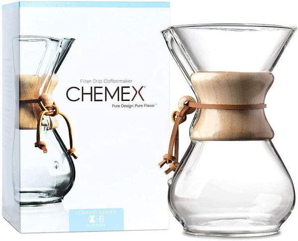 Chemex 6-cup Classic Coffeemaker (Pour Over) – The Seasoned Gourmet