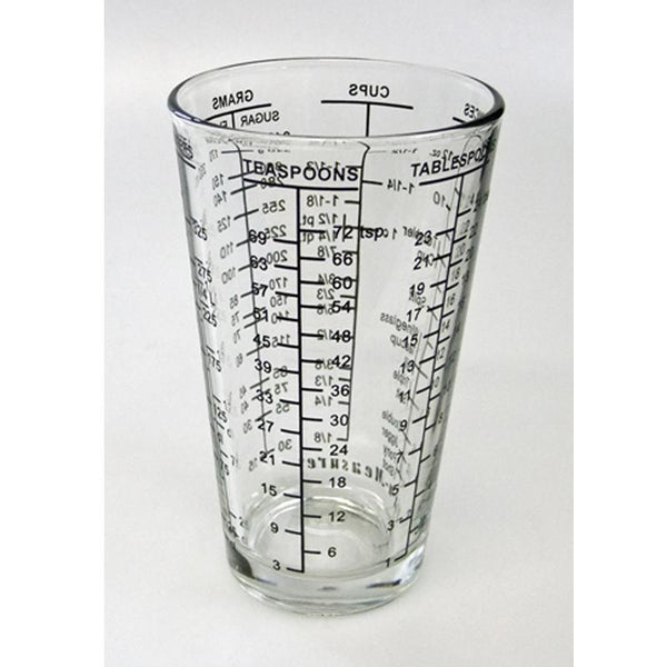 Mix N Measure Glass, Multi-Purpose Liquid and Dry Measuring Cup, 6