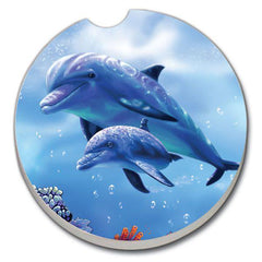 Car Coaster - Dolphin with Baby