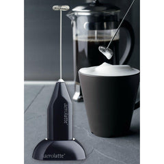 Aerolatte Frother w/Counter Stand - Black