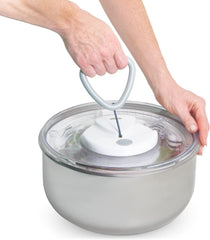 Zyliss Easy Spin Salad Spinner - Stainless Steel