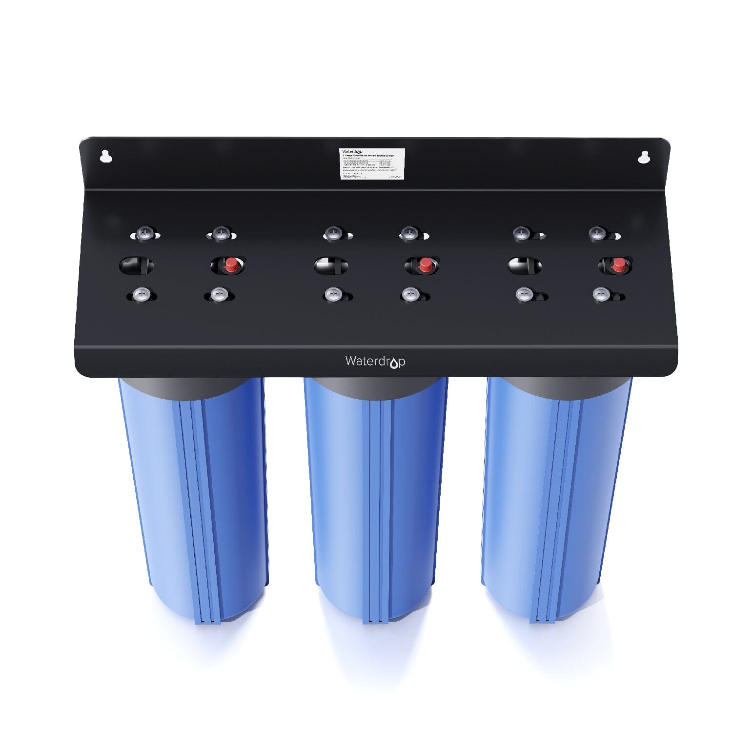 Waterdrop 3Stage Whole House Water Filter System Reduce Iron & Mang