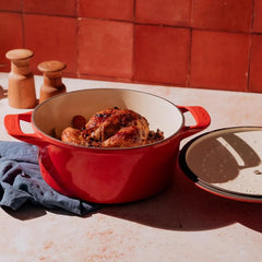 Made In Dutch Oven - Red Enameled Cast Iron (5.5 Qt)