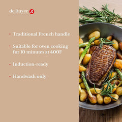 de Buyer 5.5" Egg Pan Mineral B (Carbon Steel)