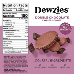 Dewey's Double Chocolate Dewzies Layered Cookies