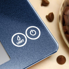 Escali Arti Glass Digital Scale Blue Mirage