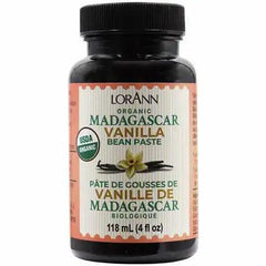 LorAnn Madagascar Vanilla Bean Paste (4 oz) - Organic