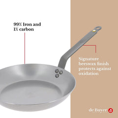 de Buyer 5.5" Egg Pan Mineral B (Carbon Steel)