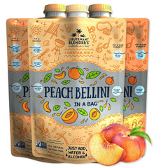 Lieutenant Blender's Peach Bellini in a Bag