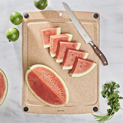 Epicurean Cutting Board - 14.5" x 11.25" Natural/Black  Buttons (All-in-One Series)