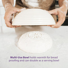 Talisman Proofing Basket with Embosser (9 in)