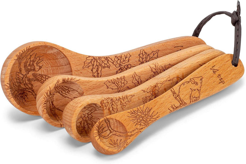 Ganz Wood Measuring Spoons Cardinal