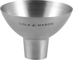 Cole & Mason Salt and Pepper Funnel - Stainless Steel