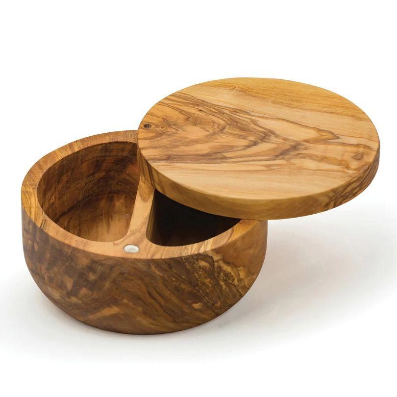 RSVP Olive Wood Salt Box