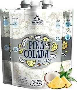 Lieutenant Blender's Pina Colada in a Bag