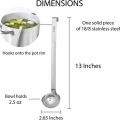 Ladle Stainless Steel - 2.5 oz
