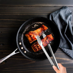 Cat Cora Tongs Black Handle S/S - 12in