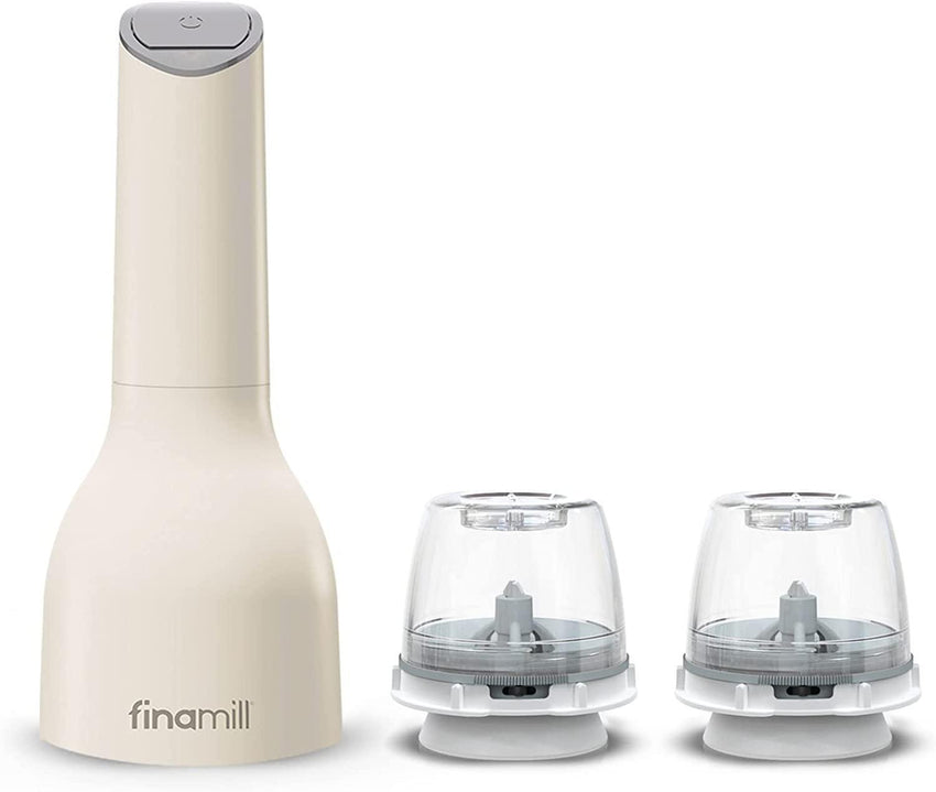 FinaMill Battery Spice Mill - Soft Cream  (Starter Set)