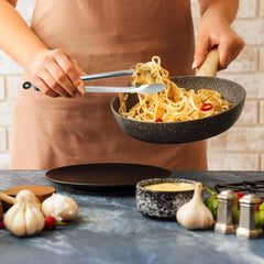 Cat Cora Tongs Black Handle S/S - 12in