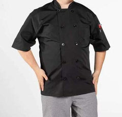 Chef Coat - Pro Vent Delray Black (Med)
