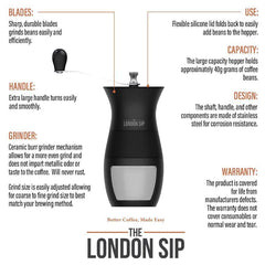London Sip Manual Coffee Grinder