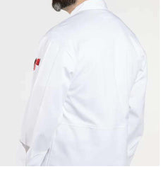 Chef Coat 10 Knot White (Sm)