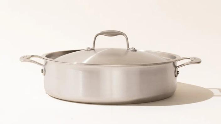 Made In 6 Qt Rondeau w/Lid - Stainless Clad