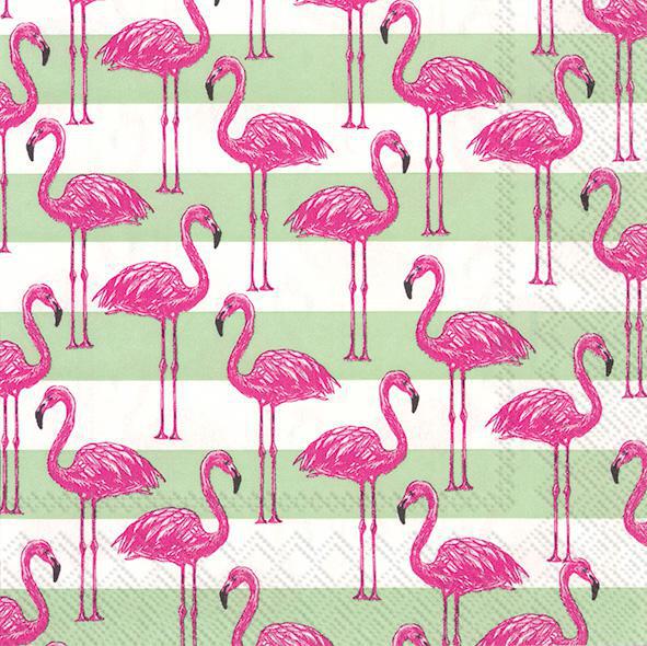 Beverage Napkin - Flamingo (20 Count)