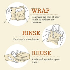 Bee's Wrap Beeswax Bread Wrap - Bakery Lane