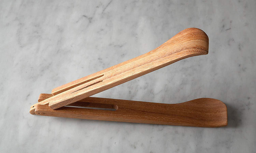 Ironwood Gourmet Spring Salad Tongs - Acacia Wood – The Seasoned Gourmet