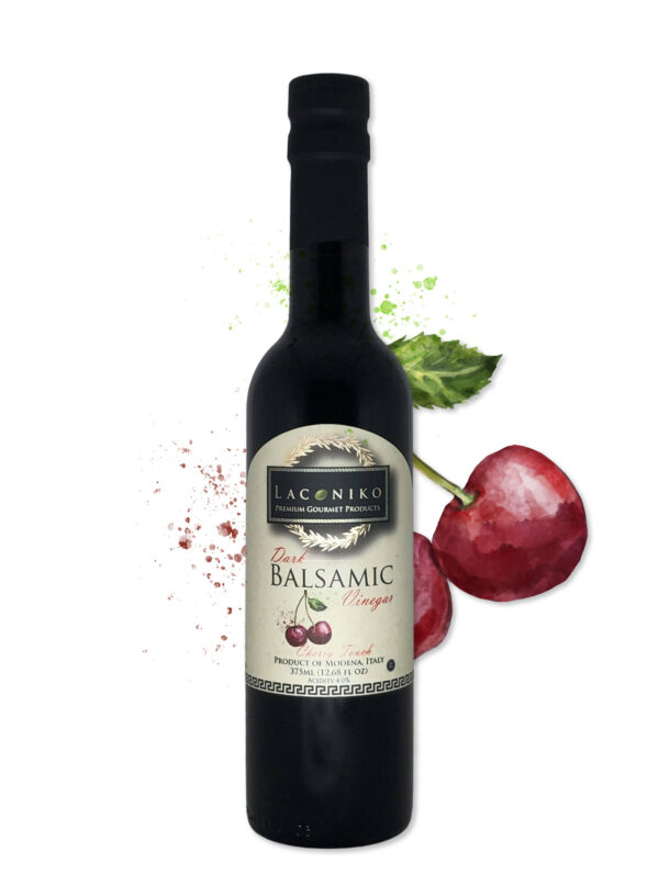 Laconiko Dark Balsamic Vinegar - Cherry Touch (375 ml)