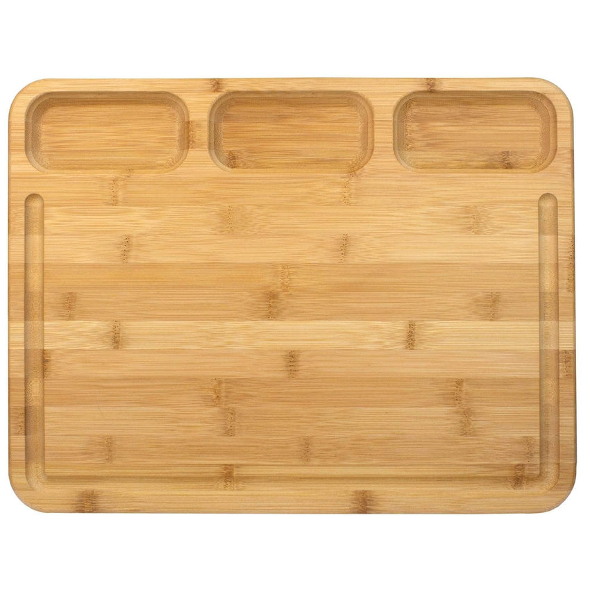 Totally Bamboo 3-Well Kitchen Prep board (17.5 x 13.5)