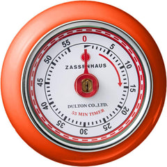 Zassenhaus Retro Kitchen Timer - Orange