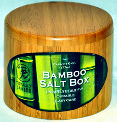 Totally Bamboo Round Salt Box
