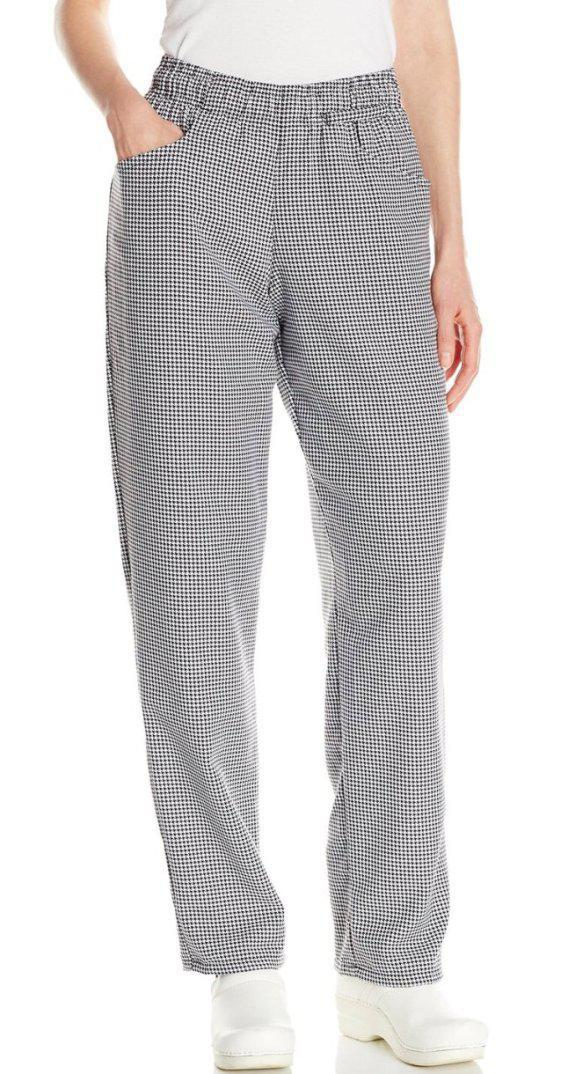Women's Chef Pant Houndstooth 2XL