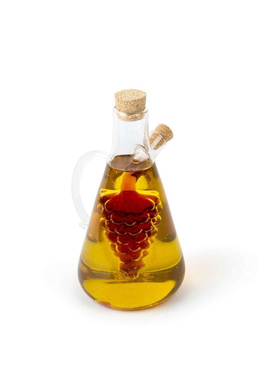 Oil & Vinegar Bottle 7" W/Handle