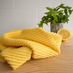 Ripple Dish Towel Lemon