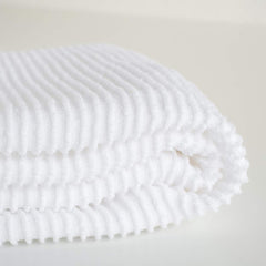 Dish Towel Ripple - White
