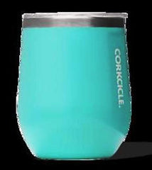 Corkcicle Stemless Turquoise - 12 oz