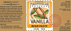 LorAnn Madagascar Vanilla Bean Paste (4 oz) - Organic