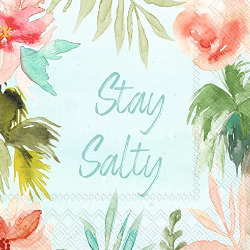 Cocktail Napkins Stay Salty