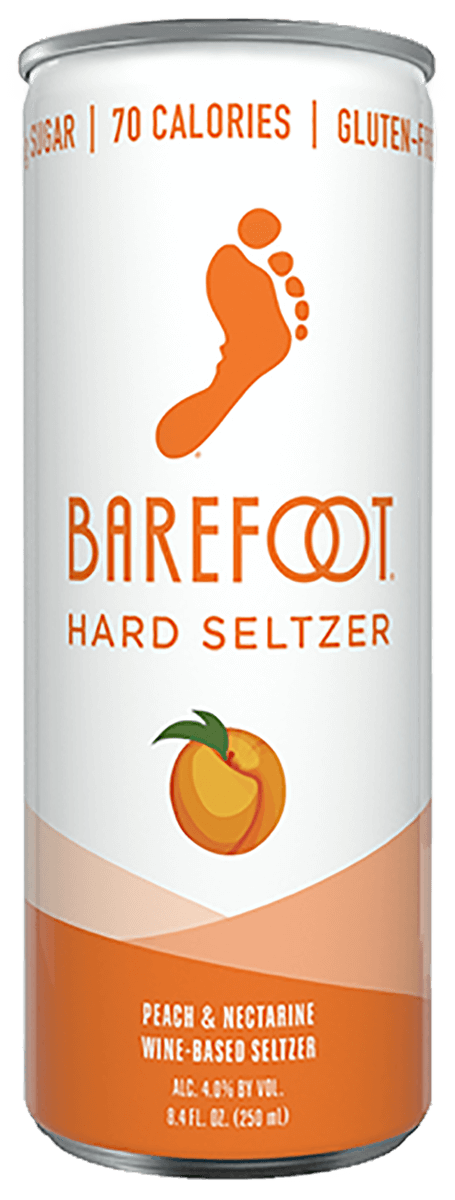 Barefoot Hard Seltzer Peach & Nectar 250ml - 4 pack – The Seasoned Gourmet