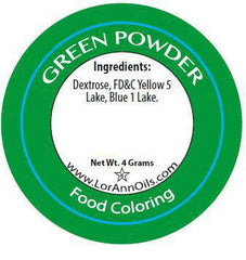 LorAnn Powder Food Coloring - Green (4 grams)