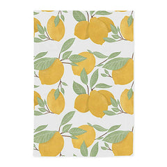 Mu Designer Print Towel - Lemon Tree
