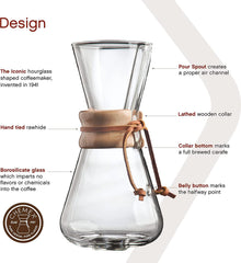 Chemex  3-Cup Classic Coffeemaker (Pour Over)