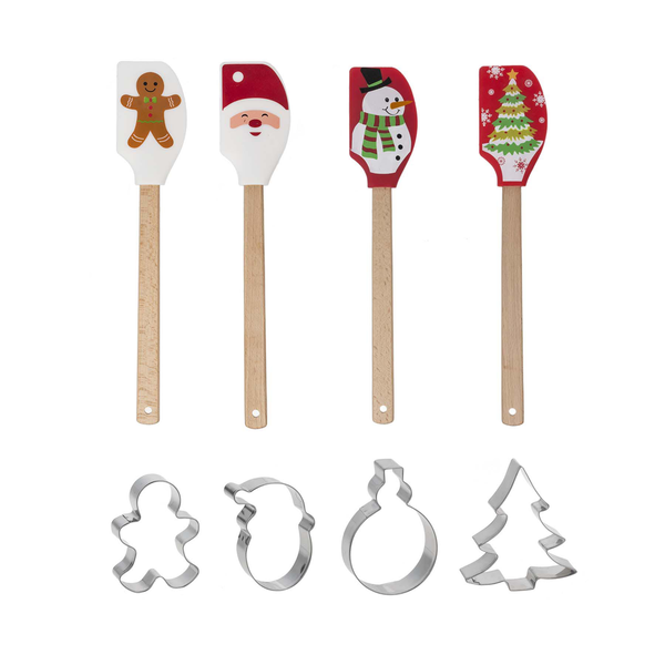 Ganz Spatula & Cookie Cutter Gift Set Asst. Christmas