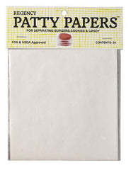 Regency Burger Pattie Papers (24 Pk)
