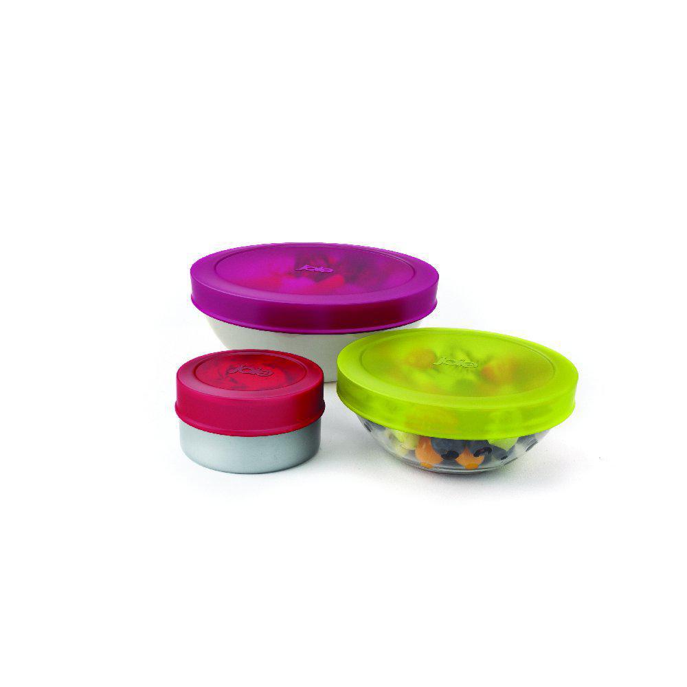 Kitchen + Home Silicone Stretch Lids - Set of 10 Silicone Food Saver Covers